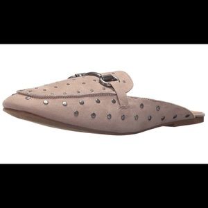 Madden Girl Studded Milo Taupe Mules 8.5 M